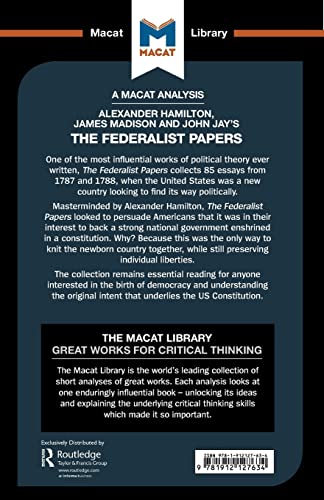 An Analysis of Alexander Hamilton, James Madison, and John Jay's The Federalist Papers (The Macat Library) - Image 2