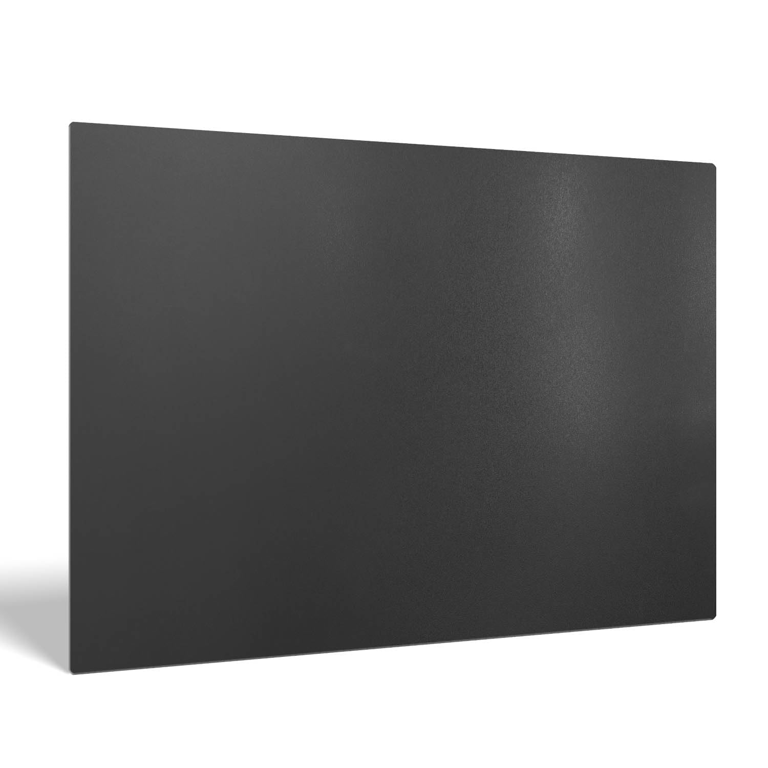 Plaque de Sol de Cheminée Rectangulaire 100x70 cm | Protecteur de Sol Robuste | Protection Anti-Étincelles pour Foyers | sous Poêle à Bois et à Granulés - en Acier Revêtu par Pulvérisation