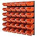 Lot de 36 boîtes de rangement empilables - 772 x 780 mm - Orange
