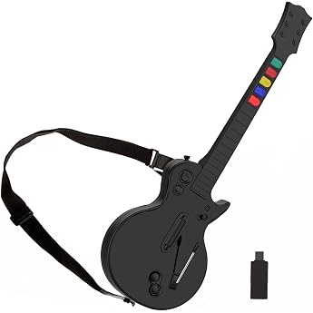 DOYO Guitar Hero Drahtlose Verbindungstechnologie Gitarren-Spiel Gitarren Controller Kompatibilit t mit PC & PS3 Vielseitige Spielmodi 487 x 31 x 109 cm 5 Tasten Schwarz
