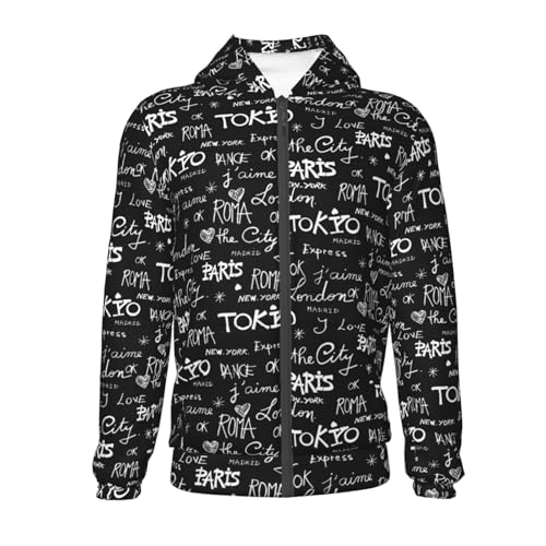 Travel The World Kid Hoodies Boys Zip Up Sweatshirts Girls Pullover with Pocket2