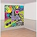 Produktbild amscan Wand-Deko 1,65 x 82,5 cm Totally 80s Szene Setter Kit