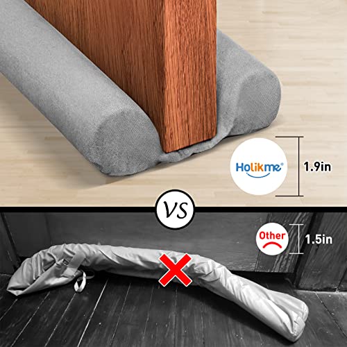 Holikme Twin Door Draft Stopper Weather Stripping Noise Blocker Window