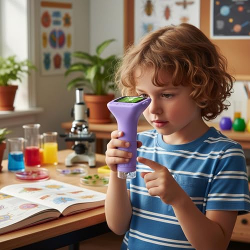 Mini microscope numerique enfant pour explorer la science sans ecran - 2