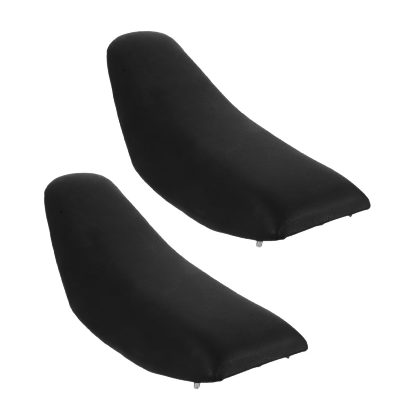 GLEAVI Coussin de Selle pour Quad 2 Pièces en Polyester Noir