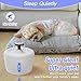 Cat Fountain and Dog Fountain - 2.5L Pet Fountain Filter with 2 Water Flow Settings, Ultra Quiet for Cats Dogs Small Animals Enjoying Drinking Easy to Clean and Change Filter