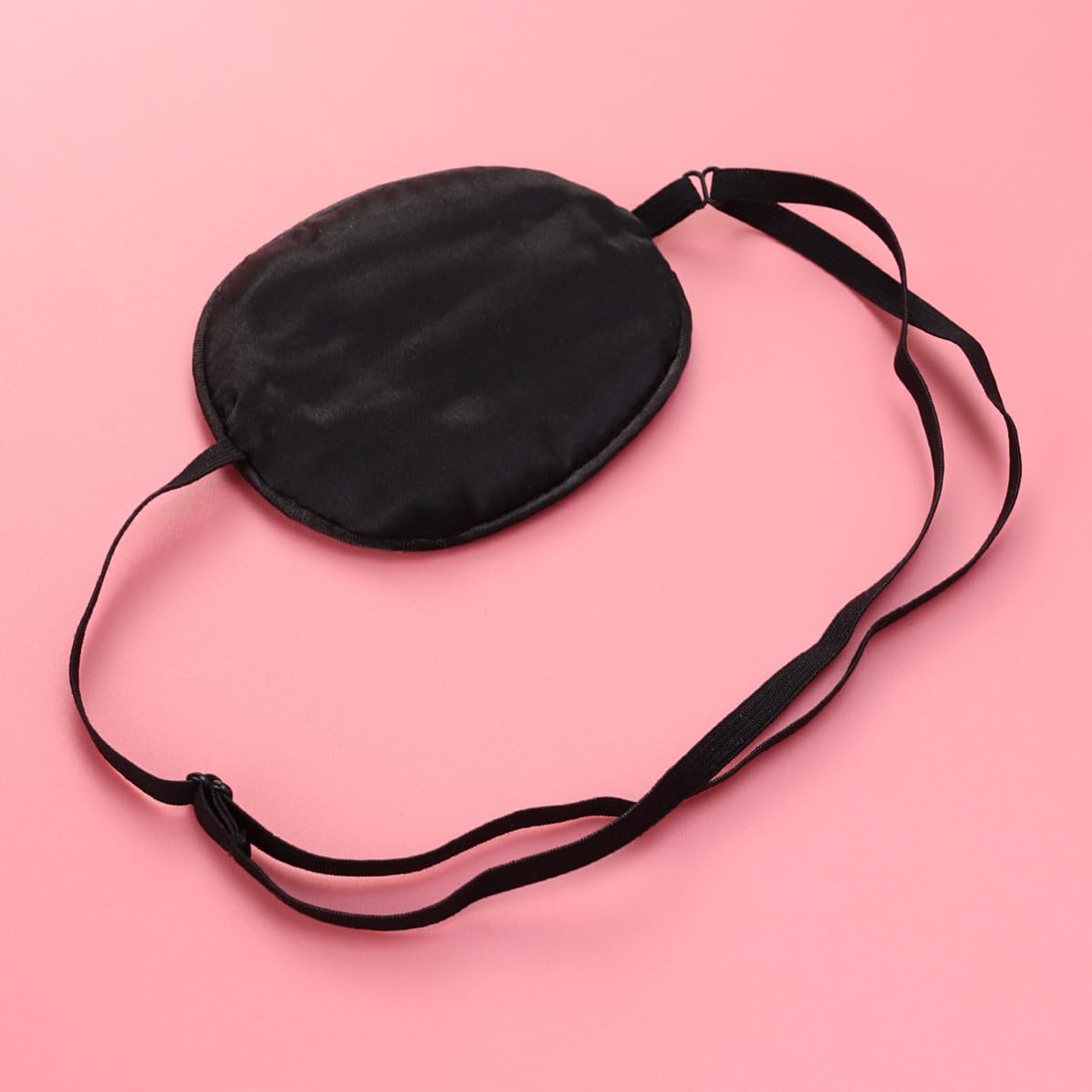 IMIKEYA Masque Oculaire Simple en Soie, Style Pirate, pour Amblyopie