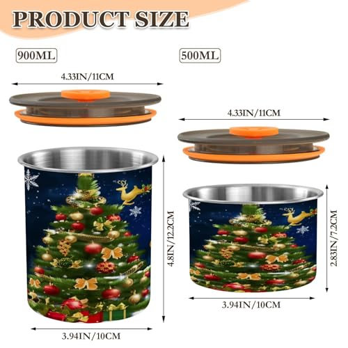 Envase hermético de acero inoxidable para café 17oz miniatura 2