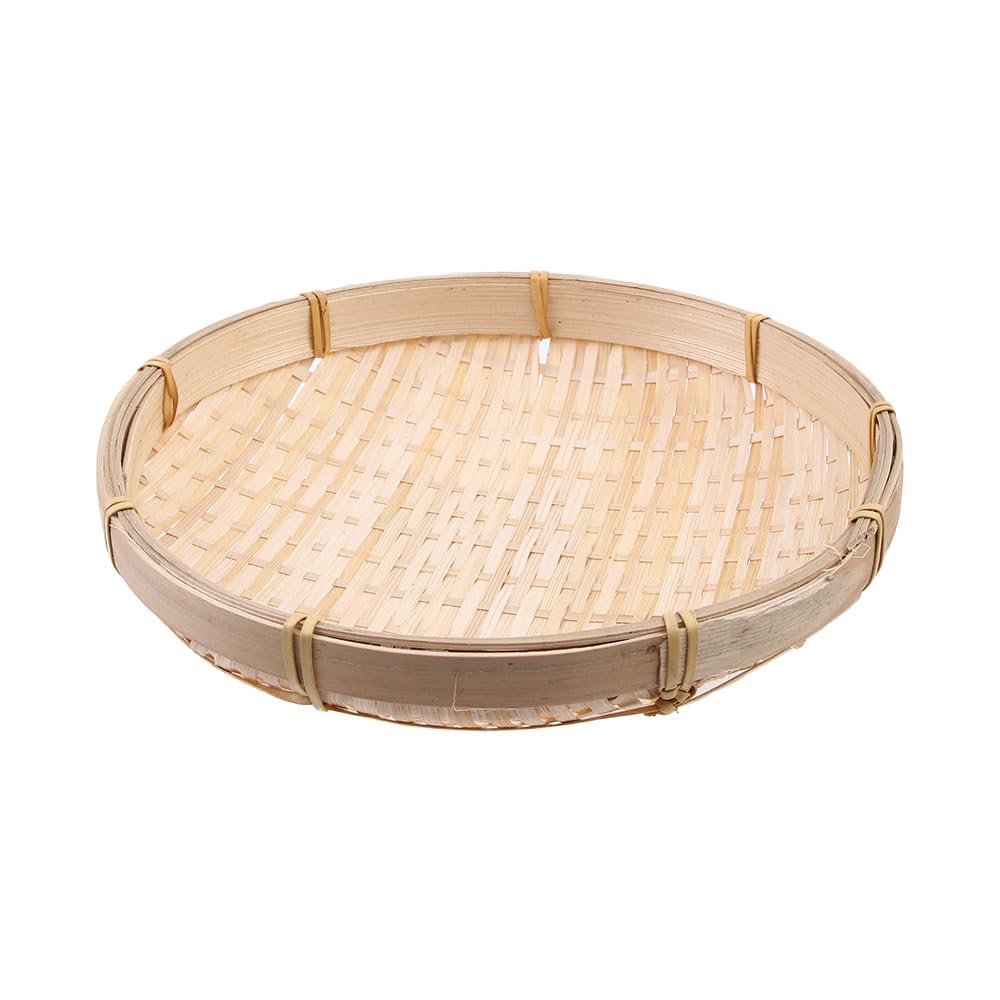 Amazon.com: generic Round Woven Bamboo Basket, Handmade