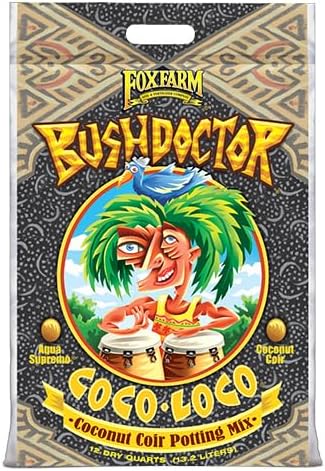 Fox Farm FX17111 FoxFarm Bush Doctor - Mezcla para macetas de coco loco, 12 cuartos de galón, tierra