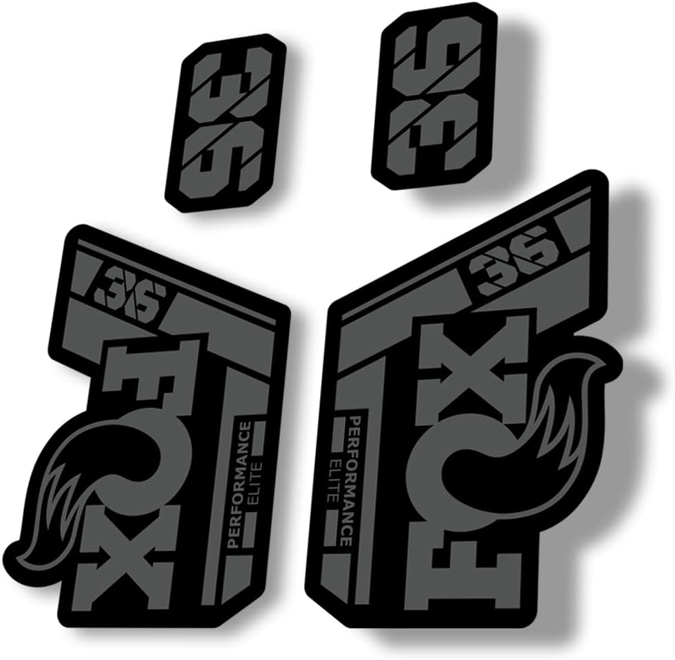 Fork Replacement Decal Sticker Compatibale for Fox 36 2021 Elite Performance Series Gray (Matte)