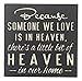 SARA'S SIGNS Hand Painted Sign Beacuse Someone We Love Is In Heaven, 12" L x 12" W