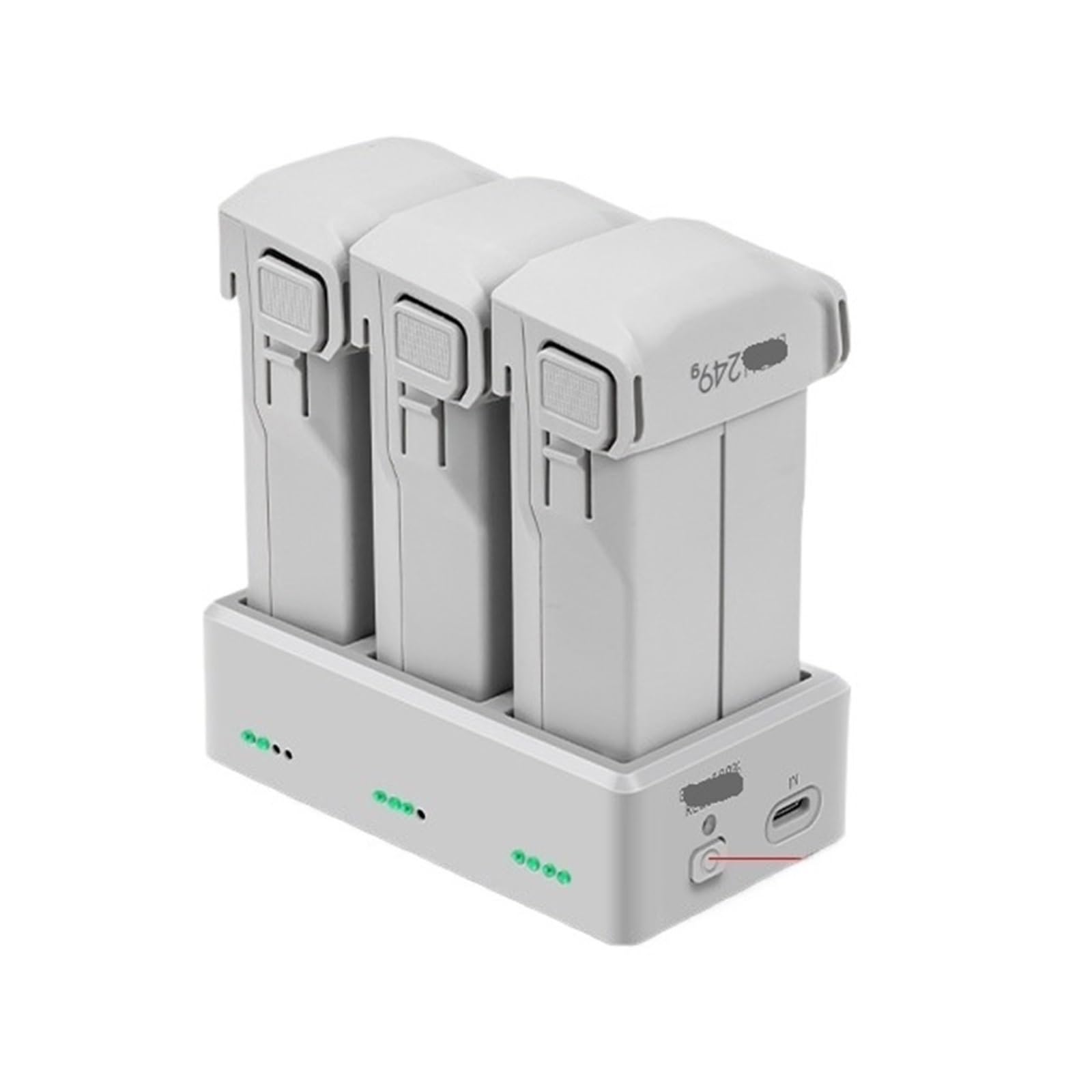 Yangers Cargador Múltiple Para DJI Mini 3 Pro Y Mini 4 – Carga 4 Baterías + Mando + Móvil (No Compatible Mini 2)