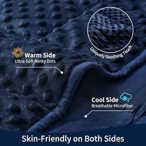 Image of Uttermara Cooling Weighted Blanket for Adults, 20 lbs Queen Size 60 inch x 80 inch