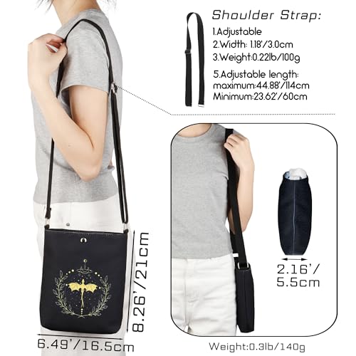 CMNIM Dragon Books Merch Gift Bookk Lover Crossbody Bag Fantasy Books Series Gifts for Rider Fans4