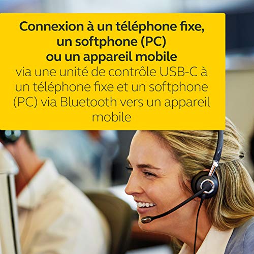 Jabra BIZ 2400 II USB Duo BT Micro casque sur oreille convertible sans fil filaire USB - vue 4