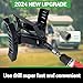 RVPNR Wheel Chock Stabilizer with Rotatable Sides for RV Travel Trailer Tires, for Locking Tandem Wheels When Parked on Uneven Surfaces (2 Packs) with Ratchet and Password Locks，Black