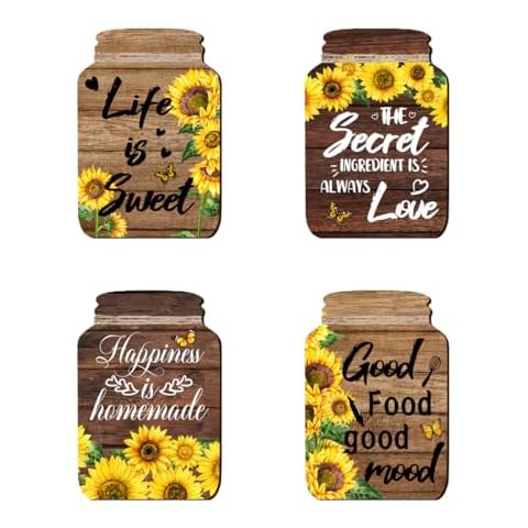 4 Pack Wall Stickers Botanical Plants Wall Decals for Bedroom Living Room Kitchen Wall Art Mural Home decorationDecoration (11.4X7.8”) Cover