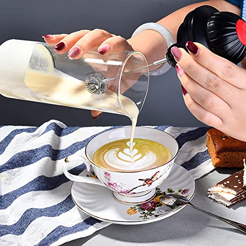 GBLDLY Milchaufschäumer, 4-in-1 automatische Milchaufschäummaschine, Multifunktions-Milchaufschäumer Werkzeug für Kaffee… – Bild 3