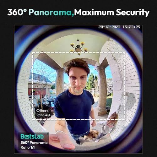BOTSLAB 5MP Wireless Doorbell Camera