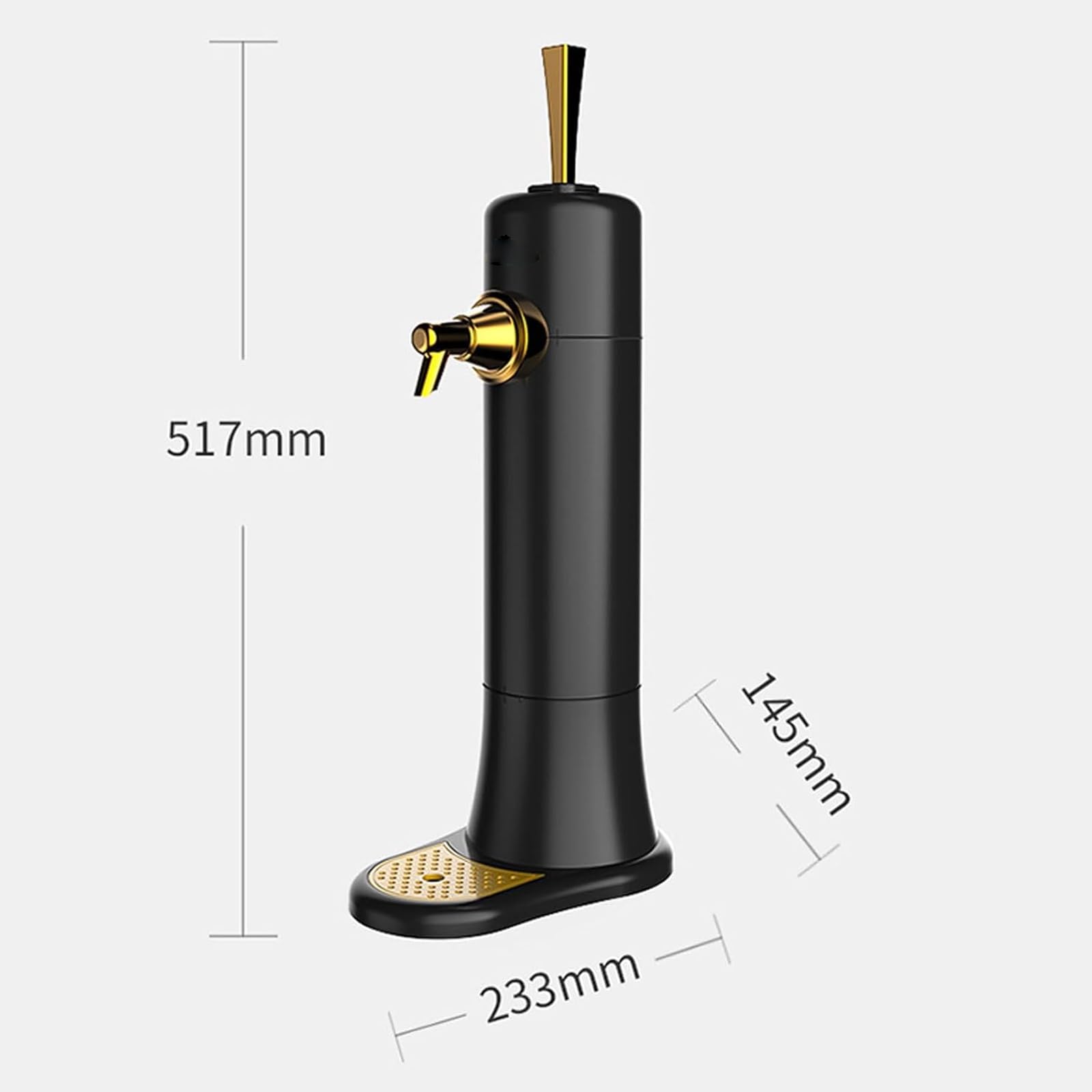 Dispensador portátil de cerveza de barril con tecnología de espuma ultrasónica, convierte latas en cerveza de barril, ideal para bares en casa y fiestas