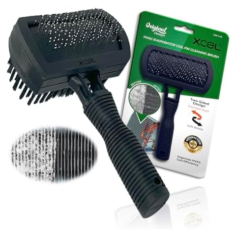 Next Generation Air Conditioner Evaporator Coil Fin Cleaning Brush V2 (Double-Sided) - By XCEL Cover
