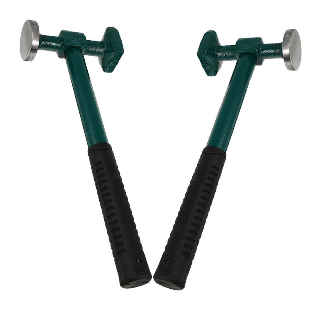 PartyKindom 2piezas Martillo De Chapa De Cabeza Cuadrada Martillo Para Automóviles y Carrocería Herramienta Para Reparar Chapa Metálica Paneles De Carrocería