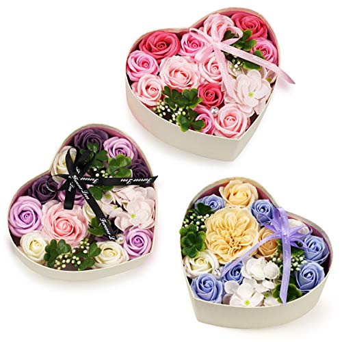 Fiore di Sapone Profumato alla Rosa in Confezione