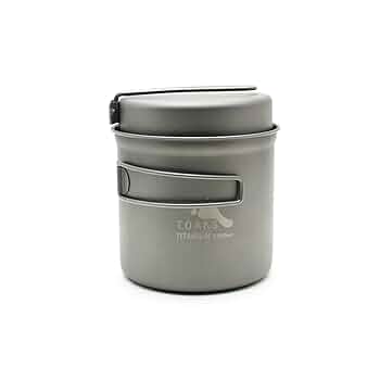 【希少品】TOAKS チタニウムポット POT-1100 トークス ベイルハンドル付きポット1100ml TOAKS Titanium POT