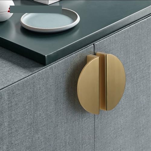 Poignées d'armoire or bouton de meuble noir et quincaillerie de commode - 6
