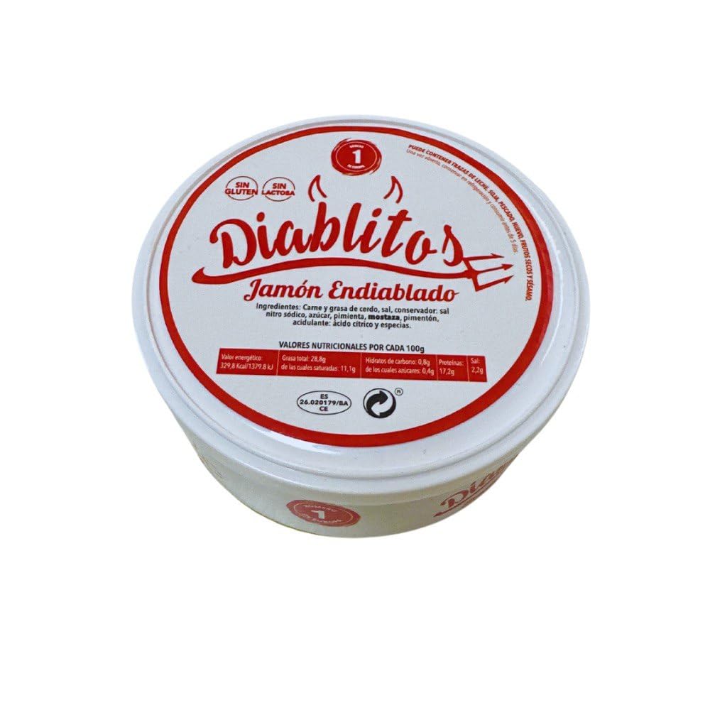Diablitos Jamon Endiablado Pate de Carne de Cerdo Untable 250 gr