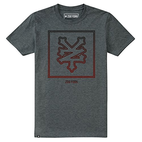 ZooYork Keyline T-shirt voor heren - grijs - XL