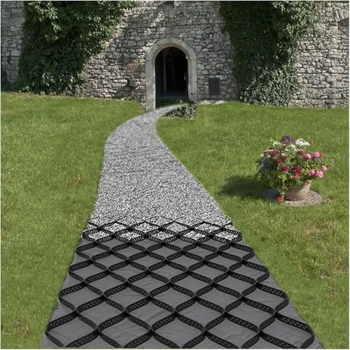 Rejilla de grava para entrada de autos y caminos con soporte de suelo resistente de 2 pulgadas 2