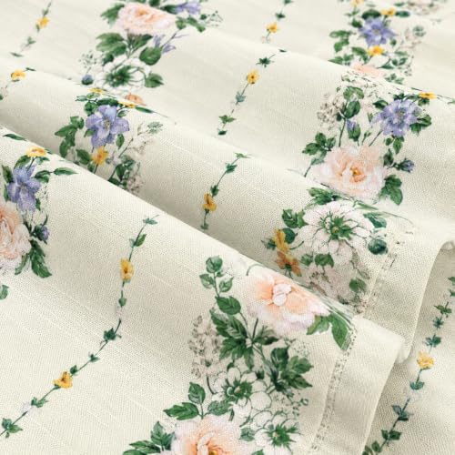 Image of la' amour Single Fitted Bedsheet with 1 Pillow Cover, Soft Breathable Elastic Bed Sheet for Single Bed, Premium Printed Bedsheet with All Around Elastic - 36 x 72 + 6 Inches, Multicolor Accents