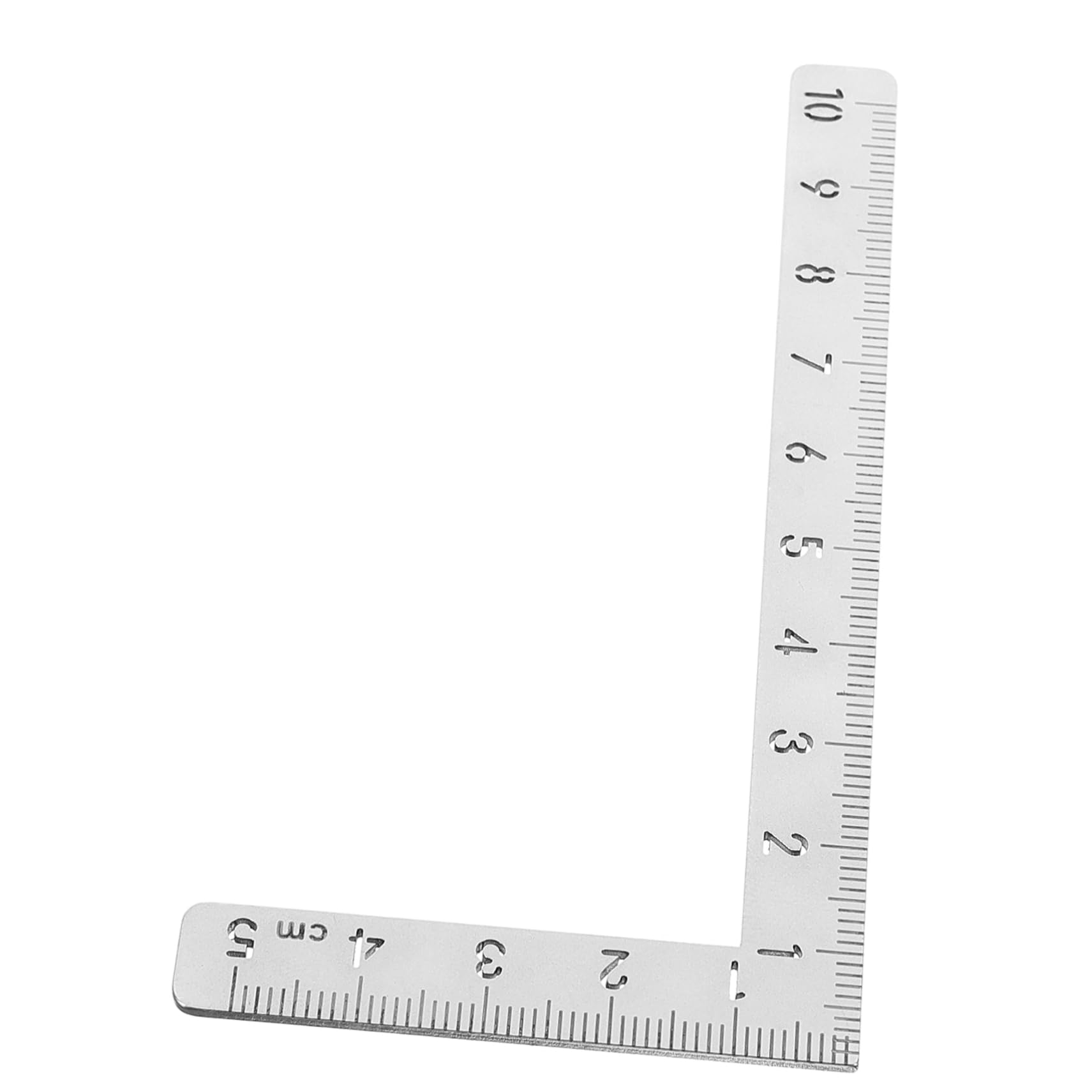 NUOBESTY 4 Pièces Carré Règle De Mesure Pour Le Travail Du Bois Pince D'angle Pour Le Travail Du Bois Outils De Mesure Règle En Métal De Construction s Acier Inoxydable