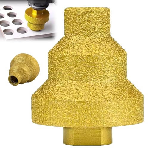 Effective Diamond Core Drill Bit, Stepped Pagoda Drill 20-35-50mm Hole Expander, Chamfer Multi-Layer Conical Hole Opener for Metal, Concrete, Tile, Marble,Diamond Drill Bit