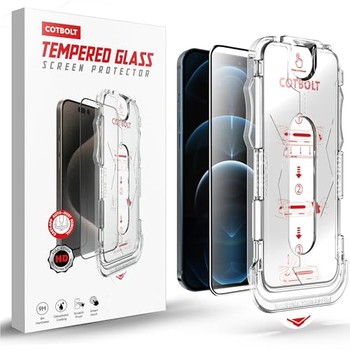 Image of Tempered Glass for iPhone 12 / iPhone 12 Pro Screen Protector [Military Grade Shatterproof & Longest Durable] Screen Protector iPhone 12 / iPhone 12 Pro Tempered Glass Full Coverage