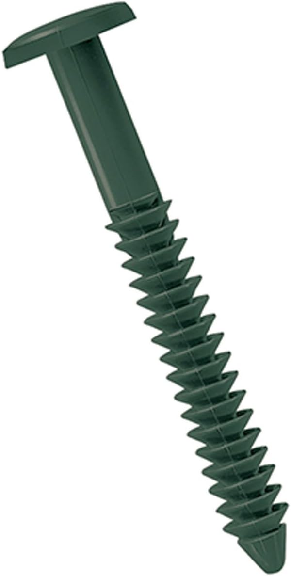Ekena Millwork LVSL0012FG 3" Lifetime Vinyl Shutter-Lok's (12/Bag), Forest Green
