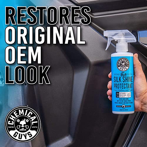 Chemical Guys, Silk Shine Vinyl, Rubber & Trim Satin Dressing, Spray, 32 oz - image 7