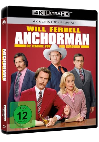 Anchorman: Die Legende von Ron Burgundy – 4K Blu-ray (UHD + Blu-ray Disc)