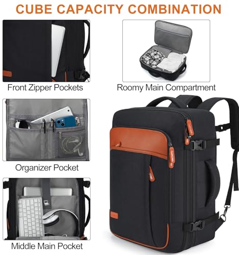 Lumesner 40L Travel Backpack