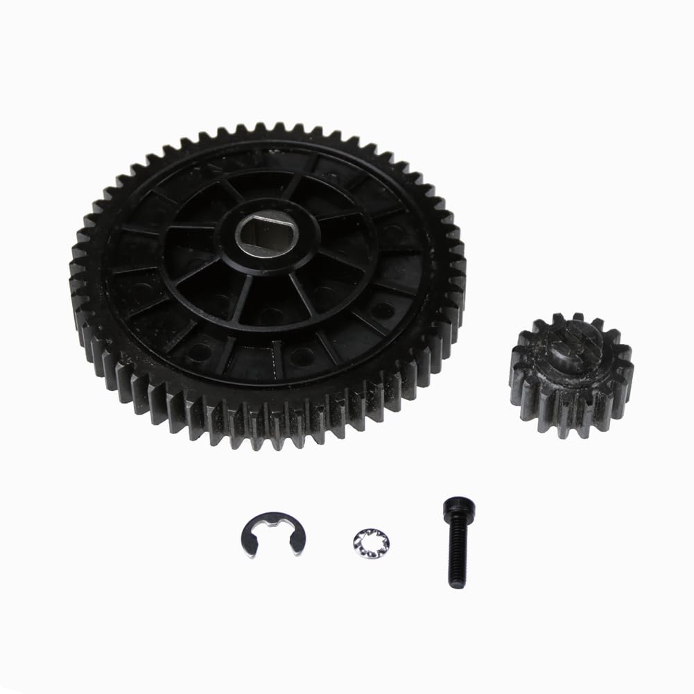 FLMLF Ingranaggio cilindrico ad alta coppia in metallo 58T 16T Set misura per 1/5 HPI ROVAN Rofun Kingmotor Baja 5B 5T 5SC SS Rc Ricambi auto