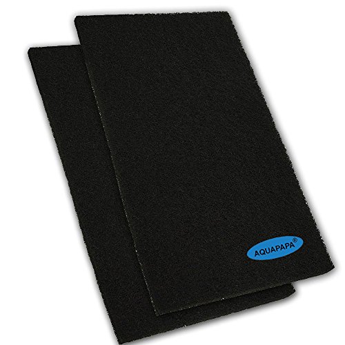 Aquapapa Activated Carbon Media Pad Cut-to-fit Sponge Filter Foam Sheet for Aquarium Fish