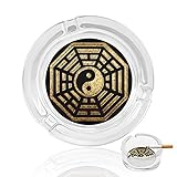 Embalaje e idea de regalo: los ceniceros están cuidadosamente envueltos en una bonita y resistente caja. No solo es un cenicero de cristal, sino también un complemento decorativo único. Un buen regalo para fumadores y no fumadores, hombres o mujeres.