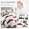 WeCozy Twin Size Comforter Set with Pillowcase, Retro Vintage Train Cute Vehicle Soft 2 Pcs Bedding for Kids and Adults Bedroom Bed Decor #4