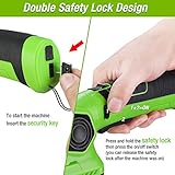 WORKPRO 2 in 1 7.2V Cordless Hedge Trimmer & Grass Shear with Lithium-Ion Battery, Handheld Hedge Cutter with 2 Blades, Grass Trimmer with 180° Rotatable Handle, Ideal for Shrub, Garden, Lawn - Image 6