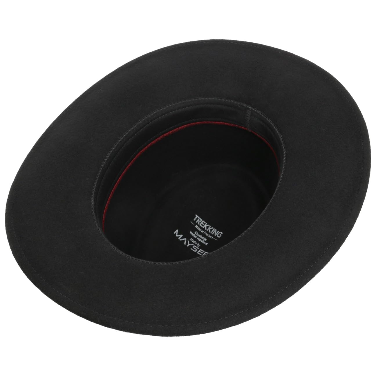 Mayser Taylor Trekking Fedora Wollfilzhut Ledergarniturband Made in EU Herren Herbst Winter