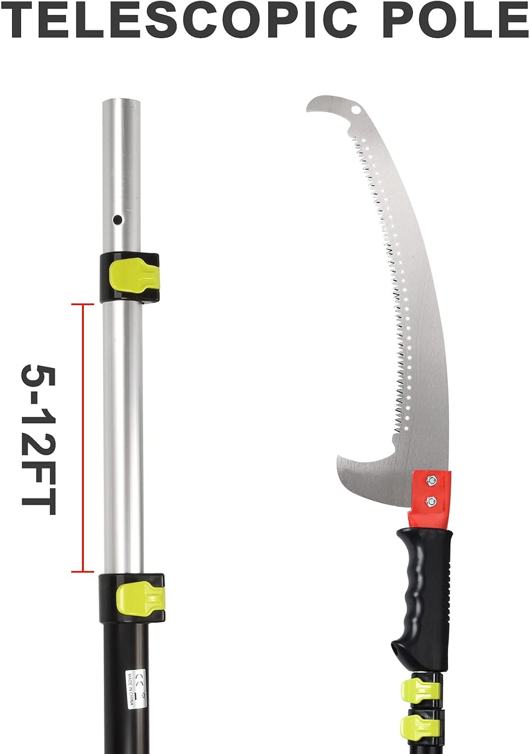 One-Day Sale: Up to 80% Off Pole Pruning Saw, HandsEase 5-12 Foot Extension Pole Saw Landscaping Pole Saw For Pruning and trimming Branches and Leaves 70% Off Everything Pole Pruning Saw, HandsEase 5-12 Foot Extension Pole Saw Landscaping Pole Saw For Pruning and trimming Branches and Leaves