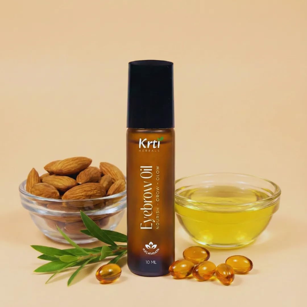 Eyebrow Growth Oil Roll-On - 10 ml (Pack of 1) | Natural Brow Enhancing Oil for Thick, Healthy & Well-Defined Eyebrows | Nourishes Hair Roots & Supports Fuller Looking Brows-image-14