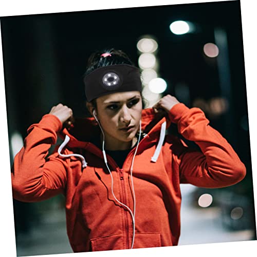 Lampe frontale pour temps froid intégrée au bandeau de running isolant - 5